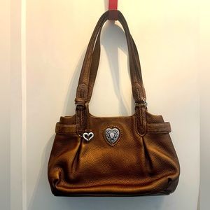 BRIGHTON HENRIETTA vintage Organizer LG  Multi-Compartments HOBO Shoulder BaG